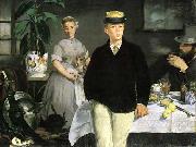 Edouard Manet Fruhstuck im Atelier oil on canvas